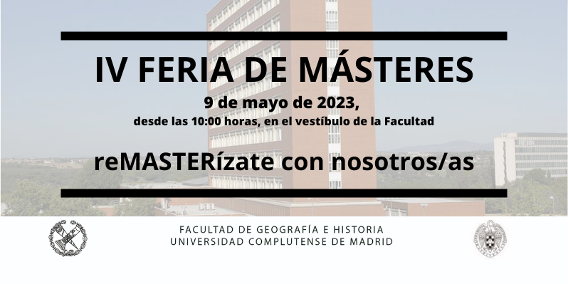 IV Feria de Másteres 9 de mayo